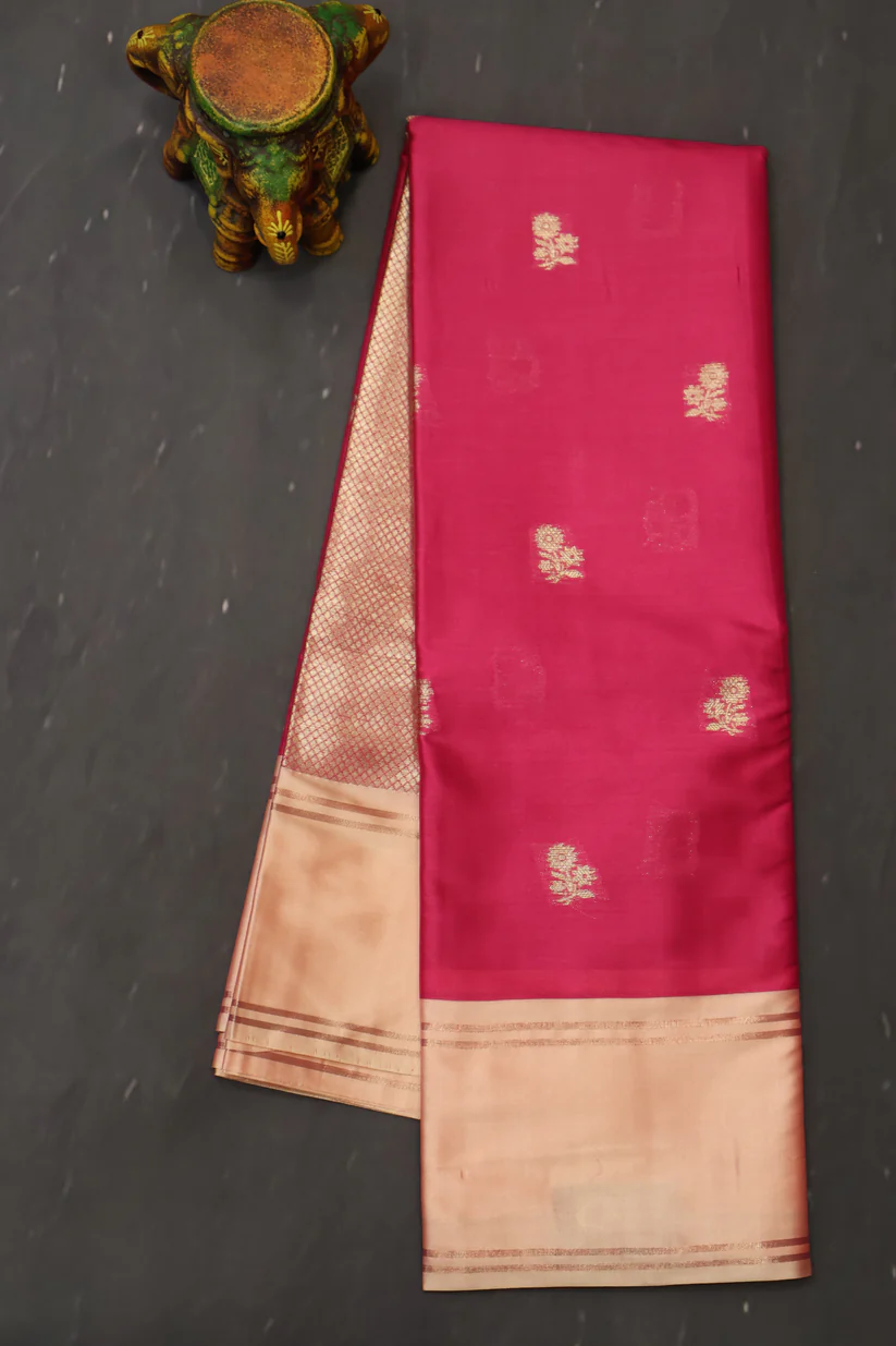 Semi Soft Silk Saree Pink Peach